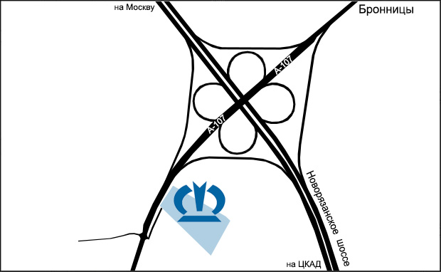 Схема проезда к объединённой площадке в Москве - KRONE-USED
